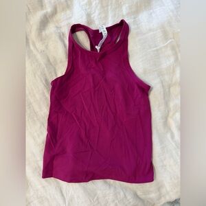lululemon athletica Fuchsia Racerback Tank Top